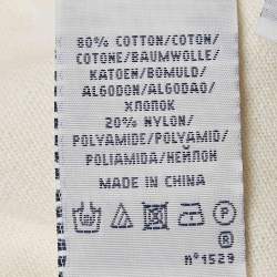 Pre Owned Ralph Lauren Cream Rib Knit Cardigan XS/S