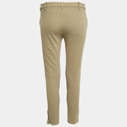 Pre Owned Ralph Lauren Green Cotton Drill Breeches Pants M