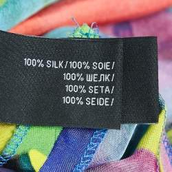 Pre Owned Ralph Lauren Multicolor Silk Culotte Pants M