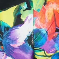 Pre Owned Ralph Lauren Multicolor Silk Culotte Pants M