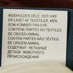 Pre Owned Ralph Lauren Burgundy Suede Trim Stretch Cotton Breeches Pants S