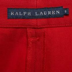 Pre Owned Ralph Lauren Red Cotton Breeches M