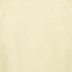 Pre Owned Ralph Lauren Yellow Cotton Slim Fit Button Front Shirt M