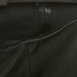 Pre Owned Ralph Lauren Black Leather Leggings M