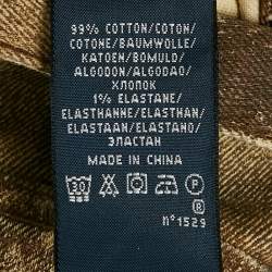 Ralph Lauren Brown Animal Print Denim Jeans M Waist 28"