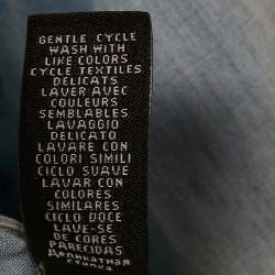 مملوكة مسبقًا Ralph Lauren Blue Faded Denim Long Sleeve Shirt S