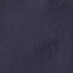 Pre Owned Ralph Lauren Navy Blue Wool & Linen Pencil Skirt M