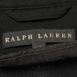 Ralph Lauren Black Wool Belted Jacket M