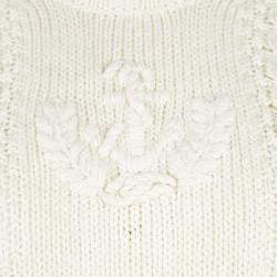 Pre Owned Ralph Lauren Cream Chunky Knit Sweater L