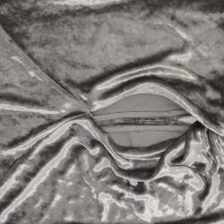 Pre Owned Ralph Lauren Silver Velvet Top S