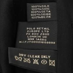 Pre Owned Ralph Lauren Black Silk Top S