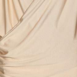 Pre Owned Ralph Lauren Beige Silk Top S