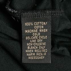 Ralph Lauren Black Cotton Knit Long Sleeve T-Shirt M