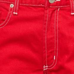Ralph Lauren Red Denim Straight Leg Jeans L Waist 31"