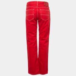 Ralph Lauren Red Denim Straight Leg Jeans L Waist 31"
