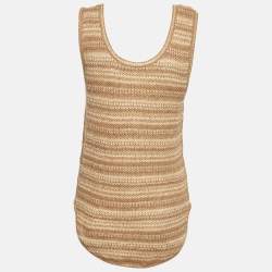 Ralph Lauren Brown Crochet Tank Top XS