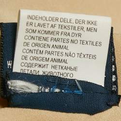 مملوكة مسبقًا Ralph Lauren Brown Leather Trim Hand Knitted Maxi Dress S