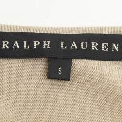 Ralph Lauren Beige Knit Dress S