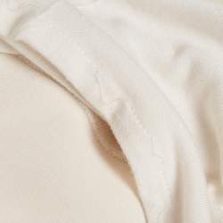 Pre Owned Ralph Lauren White Silk Panel Detail Sleeveless Top S