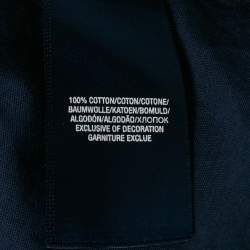 Ralph Lauren Navy Blue Logo Embellished Detail Cotton Knit Long Sleeve t-Shirt XL