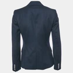 Ralph Lauren Navy Blue Wool Felt Rowing Club Blazer M