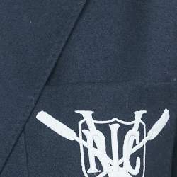 Ralph Lauren Navy Blue Wool Felt Rowing Club Blazer M