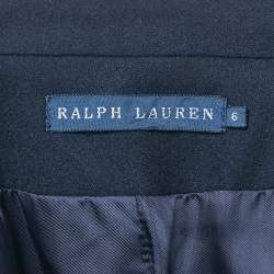 Ralph Lauren Navy Blue Wool Felt Rowing Club Blazer M