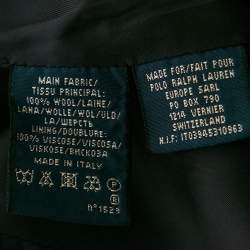 Ralph Lauren Navy Blue Wool Felt Rowing Club Blazer M