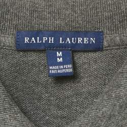 Ralph Lauren Grey Cotton Jersey T-Shirt Dress M