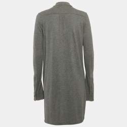 Ralph Lauren Grey Cotton Jersey T-Shirt Dress M