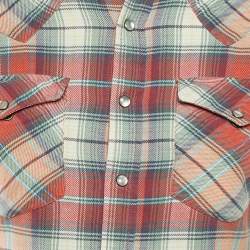 Pre Owned Ralph Lauren Multicolor Plaid Check Cotton Skinny Fit Shirt S