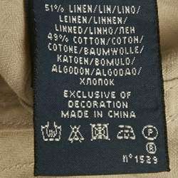 Pre Owned قميص كورسيه برباط قماش قنب من رالف لورين مقاس صغير - سمول