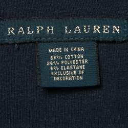 Pre Owned Ralph Lauren Navy Blue Cotton US Open Ballsperson Jacket L