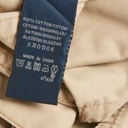 Pre Owned Ralph Lauren Beige Equestrian Print Cotton Thompson 650 Pants M