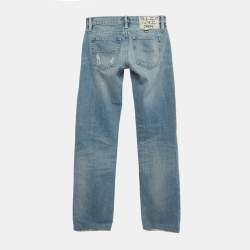Pre Owned Ralph Lauren Blue Denim Thompson Jeans S/Waist 25"