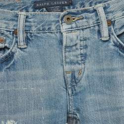 Pre Owned Ralph Lauren Blue Denim Thompson Jeans S/Waist 25"