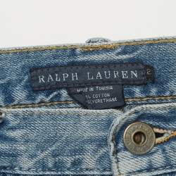 Pre Owned Ralph Lauren Blue Denim Thompson Jeans S/Waist 25"