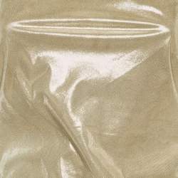 Pre Owned بلوزة رالف لورين بيوج ذات طباعة معدنية بدون أكمام من جلد سويدي مقاس متوسط