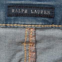 Pre Owned Ralph Lauren Blue Denim Sullivan Super Skinny Jeans M