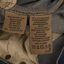 Pre Owned Ralph Lauren Blue Denim Sullivan Super Skinny Jeans M