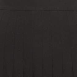 Pre Owned Ralph Lauren Black Crepe Pleated Trousers L