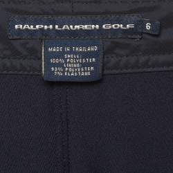 Pre Owned Ralph Lauren Navy Blue Nylon Mini Skirt M