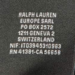 Pre Owned Ralph Lauren Black Crepe Cape Detail Belted Midi Dress M