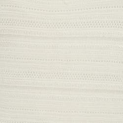 Pre Owned Ralph Lauren White Pointelle Knit Mini Dress L