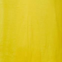 Pre Owned بلوزة جيرجيت صفراء رالف لورين مقاس صغير جداً (إكس صغير)