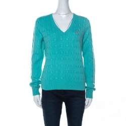 turquoise ralph lauren jumper