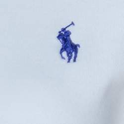 Pre Owned Ralph Lauren White Cotton Polo Dress L