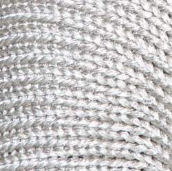 Pre Owned Ralph Lauren Silver Lurex Silk Knit Shrug M