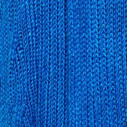 Pre Owned Ralph Lauren Blue Silk Cable Knit Circle Cardigan S