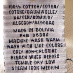 Pre Owned تي شيرت بولو رالف لورين مكسم Pique قطن أبيض M